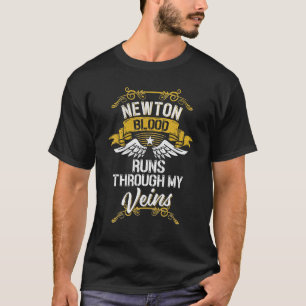 T-shirt Le Sang De Newton Traverse Mes Veines