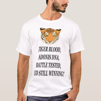 T-shirt Le sang de tigre, ADN d'Adonis, bataille a