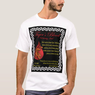 T-shirt Le sang du tigre pour le gain