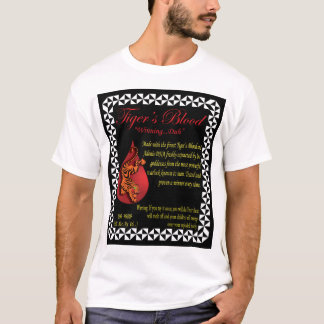 T-shirt Le sang du tigre pour le gain