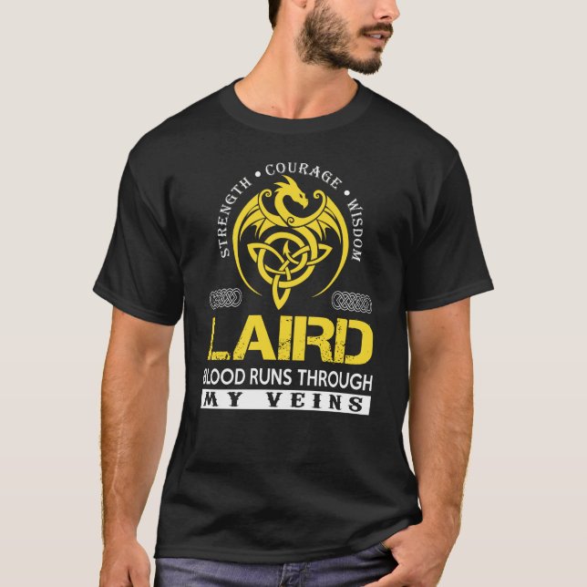 T-shirt Le Sang LAIRD Traverse Mes Veines (Devant)