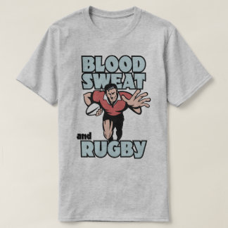 T-shirt Le sang ont sué et la pièce en t de fan de sports