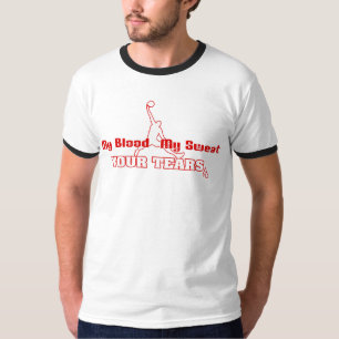 T-shirt Le sang, sueur, déchire - le basket-ball