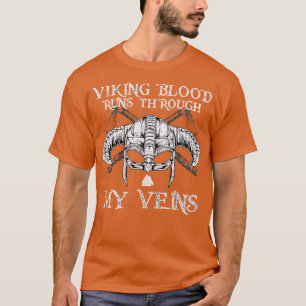 T-shirt Le sang viking tourne à travers 4