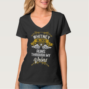 T-shirt Le Sang Whitney Traverse Mes Veines