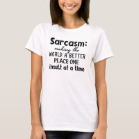 Le Sarcasme, Un Meilleur Endroit Pour Le Monde