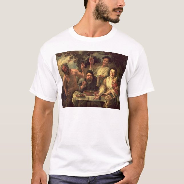 T-shirt Le satyre et les paysans (Devant)