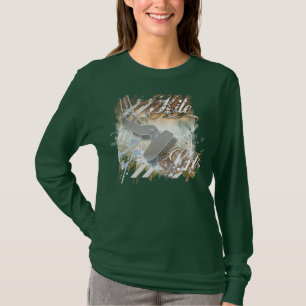 T-shirt Le saut. Chemise surfante de cerf-volant