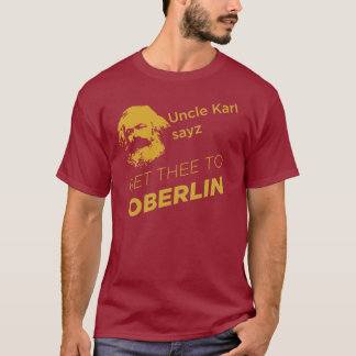 T-shirt Le sayz d'oncle Karl obtiennent le thee à Oberlin