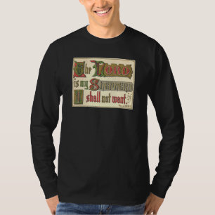 T-shirt Le Seigneur Est Mon Berger Je Ne Veux Pas Religieu