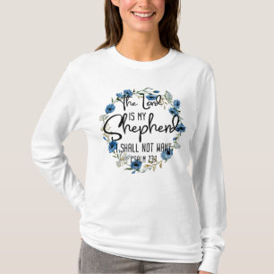 T-shirt Le Seigneur est mon berger  Psaume 23:1 Bible Vers