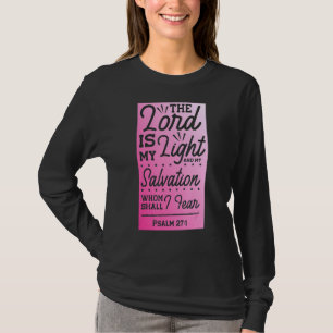 T-shirt Le Seigneur Est Mon Psaume Lumière 271 Pink Ombre