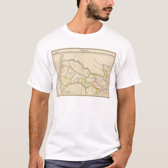 T-shirt Le Sénégal Afrique (Devant)
