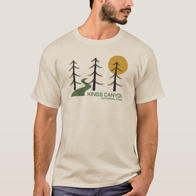 T-shirt Le sentier du parc national Kings Canyon (Devant)