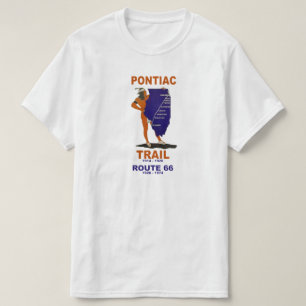 T-shirt Le sentier Pontiac de l'Illinois, avant la route 6