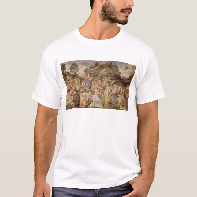 T-shirt Le sermon sur le bâti, du Sistine (Devant)