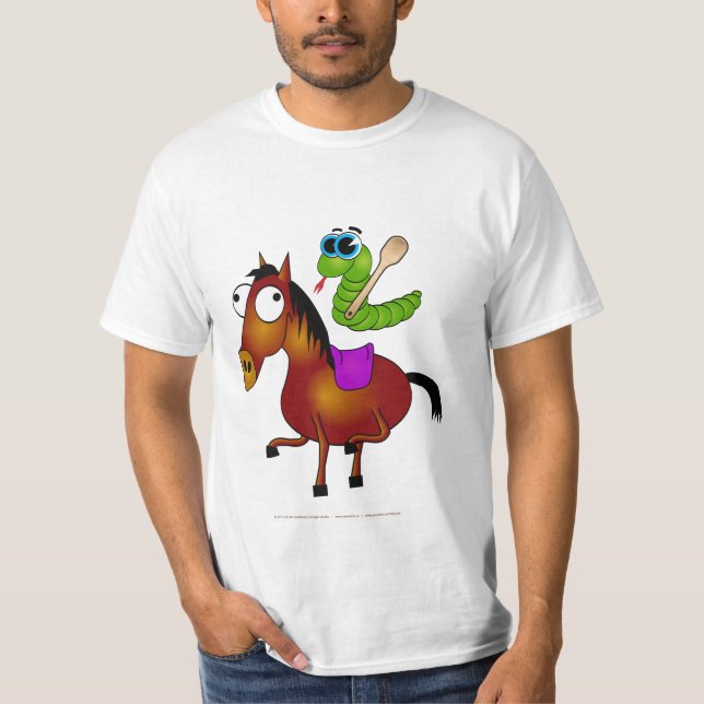 T-shirt Le serpent courant (ide Zmija) 01 (Devant)