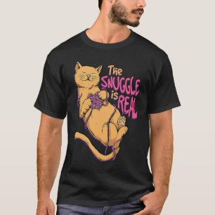 T-shirt Le serpent Est Véritable Crochet Tricot Chat Knitt
