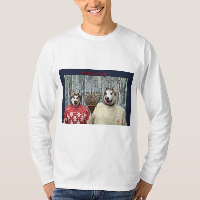 T-shirt Le service forestier de Sibes (Devant)