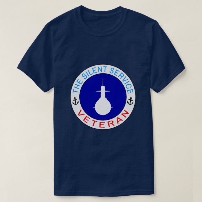 T-shirt Le service silencieux vétéran élégant, unique (Design devant)