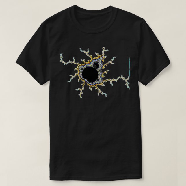 T-shirt Le set Mandlebrot (Design devant)