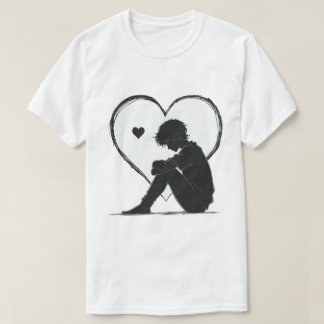 T-shirt Le seul amoureux dans mon monde