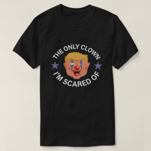 T-shirt Le seul clown dont j'ai peur, Halloween anti-Trump