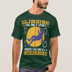 T-shirt Le seul sport où tomber est encouragé petit ami