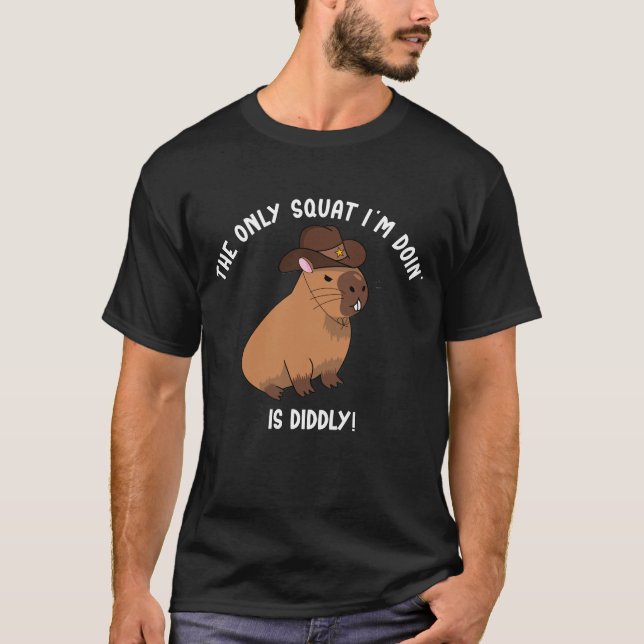 T-shirt Le seul squat que je fais, c'est Didely ! (Devant)