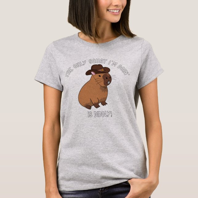 T-shirt Le seul squat que je fais, c'est Didely ! (Devant)