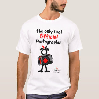 T-shirt Le seul vrai photographe officiel