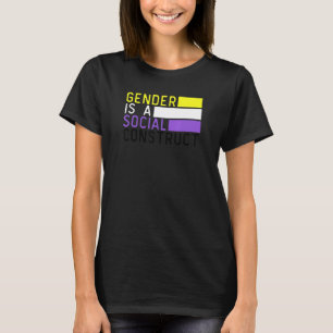 T-shirt Le Sexe Est Social Construct Non binaire Pride Non