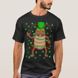 T-shirt Le Shamrock irlandais Leprechaun Cockroach St Patr