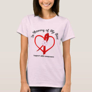 T-shirt Le SIDA en mémoire de ma nièce
