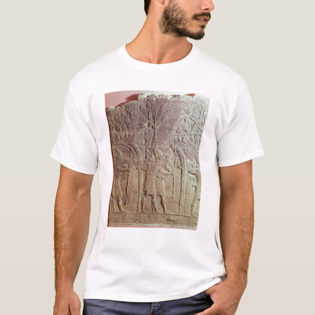 T-shirt Le siège d'Alammu par l'armée de Sennacherib (Devant)