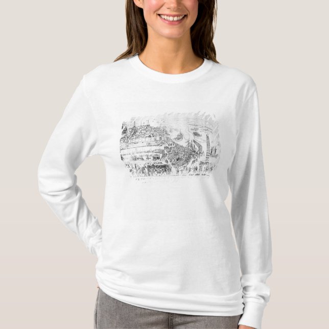 T-shirt Le siège de Boulogne par le Roi Henry VIII (Devant)