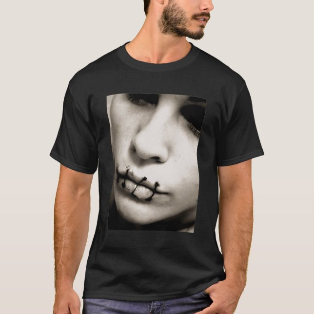 T-shirt le silence est l'ennemi (Devant)