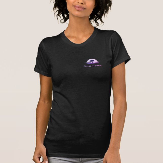 T-shirt Le silence est un réconfort (Devant)
