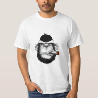 T-shirt Le singe fume