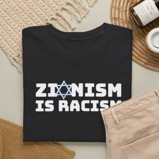 T-shirt Le sionisme est du racisme