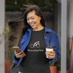 T-shirt Le slogan de Love Cyclist