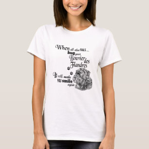 T-shirt Le slogan moderne de Bouvier des Flandres pour la
