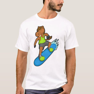 T-shirt Le snowboarder de Horse