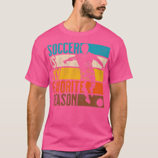 T-shirt Le Soccer Vintage Est Mon Saison Préférée Gi