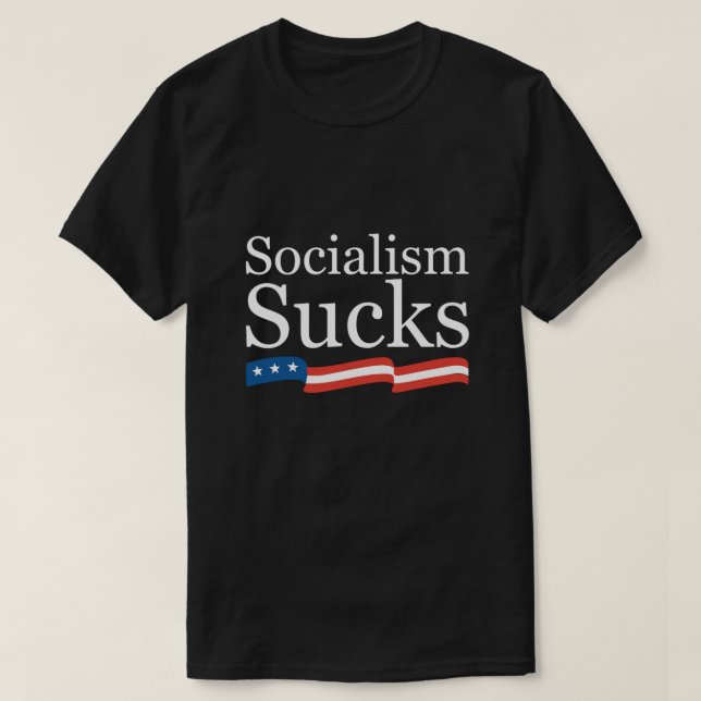T-shirt Le socialisme a du mal (Design devant)