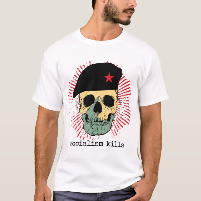 T-shirt Le socialisme tue la chemise (Devant)