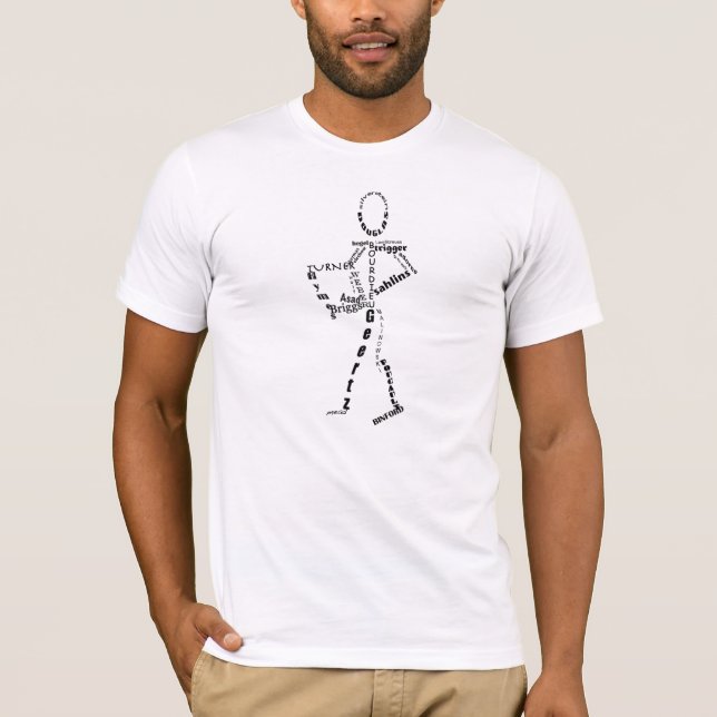 T-shirt Le sociologue (lumière) (Devant)