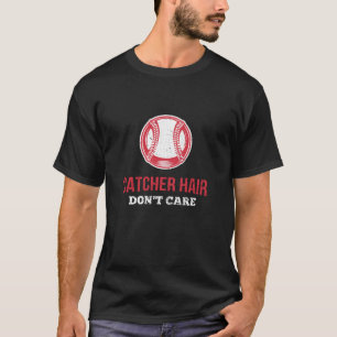 T-shirt Le softball - Les cheveux attrapés s'en fichent