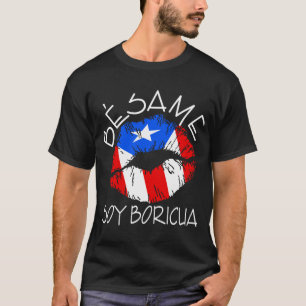 T-shirt Le soja Boricua de Besame m'embrassent que je suis