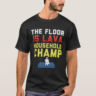 T-shirt Le sol est Lava Maison Champ Lava Enfants